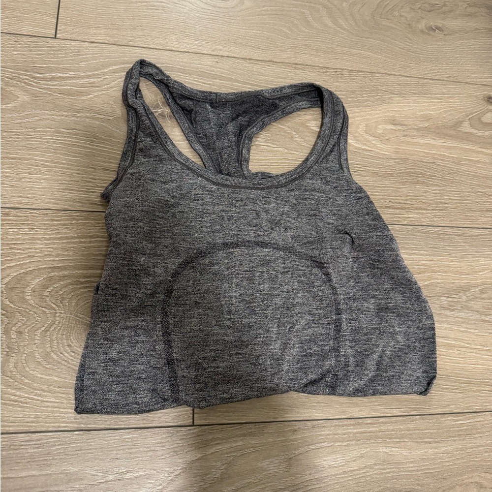 Lululemon swiftly tech grey tank